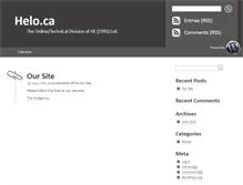 Tablet Screenshot of helo.ca